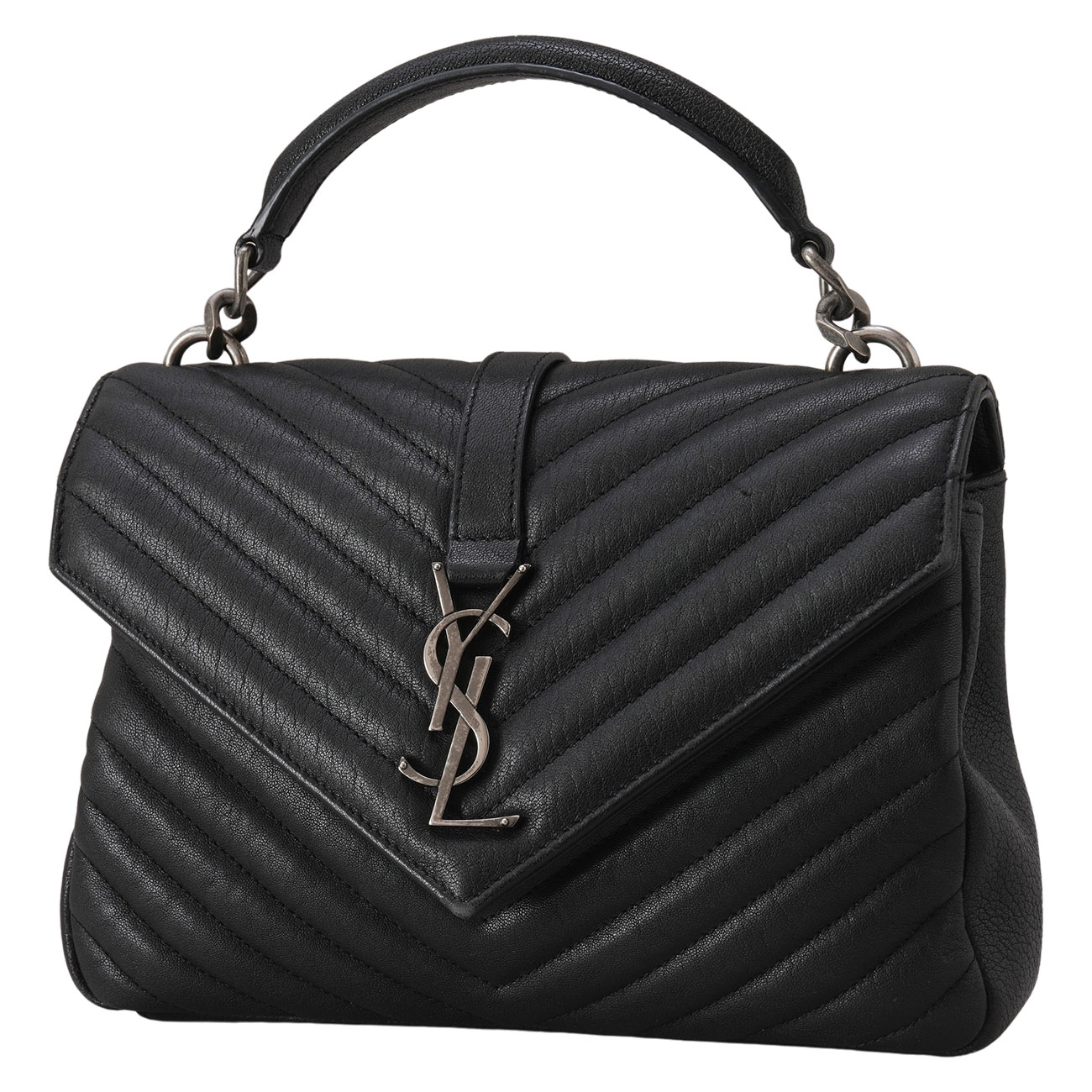 YVES SAINT LAURENT(USED)생로랑 487213 컬리지 미디움 백